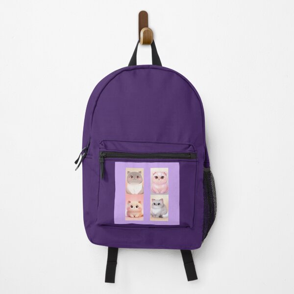 Item preview, Cute Pastel Kawaii Cat Quartet designed and sold by amusefullife.