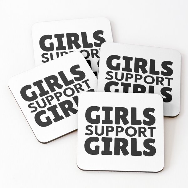 Item preview, Girls Support Girls Feminist Women Empowerment Quote designed and sold by Velora Printss.