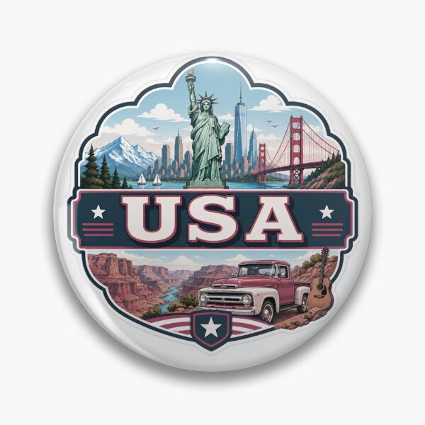 Item preview, America designed and sold by StackedPixels.