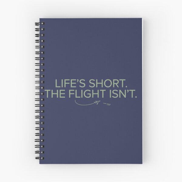 Item preview, Life’s Short The Flight Isn’t – Travel Humor designed and sold by Sezee.