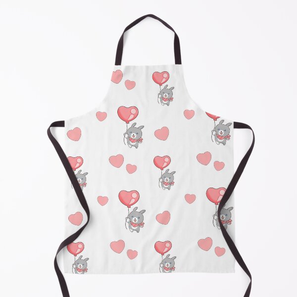 Item preview, Cute Easter Bunny Valentine Heart Pattern designed and sold by Porpor Artwork.