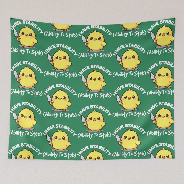 Item preview, I Have Stability Ability To Stab Funny Sarcastic Humor designed and sold by PatternFariss.