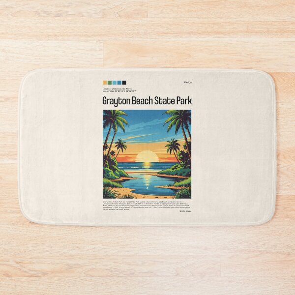 Item preview, Grayton Beach State Park Poster (Florida), USA designed and sold by PinkandP.