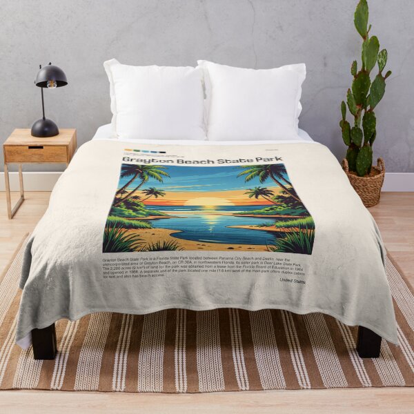 Item preview, Grayton Beach State Park Poster (Florida), USA designed and sold by PinkandP.