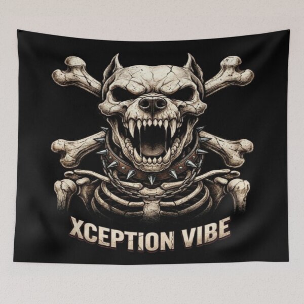Item preview, Copy of Skull Pitbull Dog Crossbones Streetwear Design designed and sold by BaddieNz.