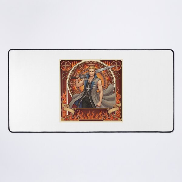 Item preview, Seifer in Alphonse Mucha Style designed and sold by Solace Sparkles.