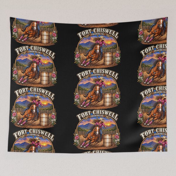 Item preview, Rodeo Barrel Racing designed and sold by Fort Chiswell Trading Company.