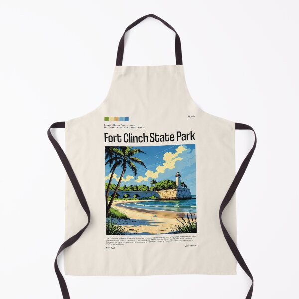 Item preview, Fort Clinch State Park Poster (Florida), USA designed and sold by PinkandP.