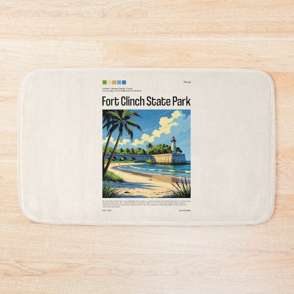 Item preview, Fort Clinch State Park Poster (Florida), USA designed and sold by PinkandP.