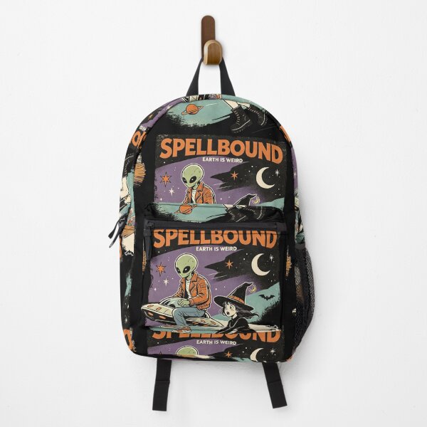 Item preview, Spellbound Alien and Witch Vintage Halloween designed and sold by NatalieJeans.