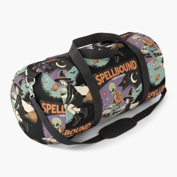 Item preview, Spellbound Alien and Witch Vintage Halloween designed and sold by NatalieJeans.