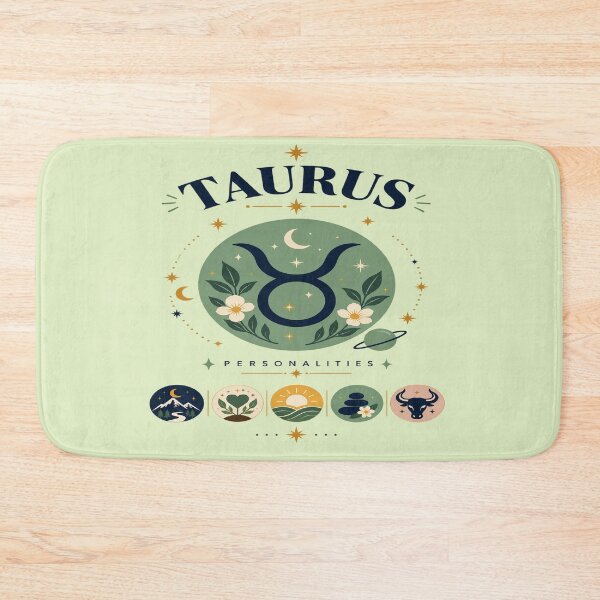 Item preview, Celestial Taurus | Vintage Zodiac Astrology & Botanical Bull Design designed and sold by RaiyanaCanvas.