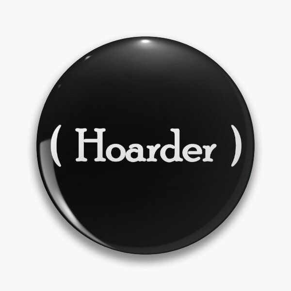 Item preview, Iconic Label - "Hoarder" White Lettering designed and sold by cousinbessie.