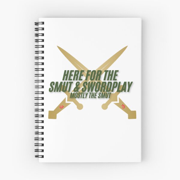 Item preview, Here for the Swordplay & Smut | Mostly the Smut | Romantasy Sticker designed and sold by Wardapotomus.