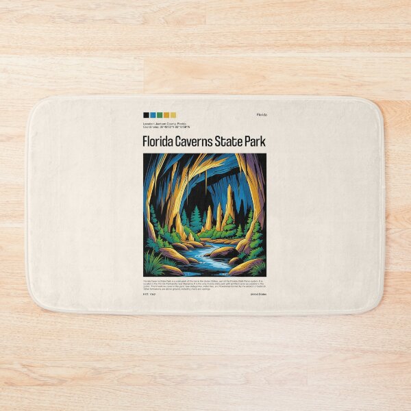Item preview, Florida Caverns State Park Poster (Florida), USA designed and sold by PinkandP.
