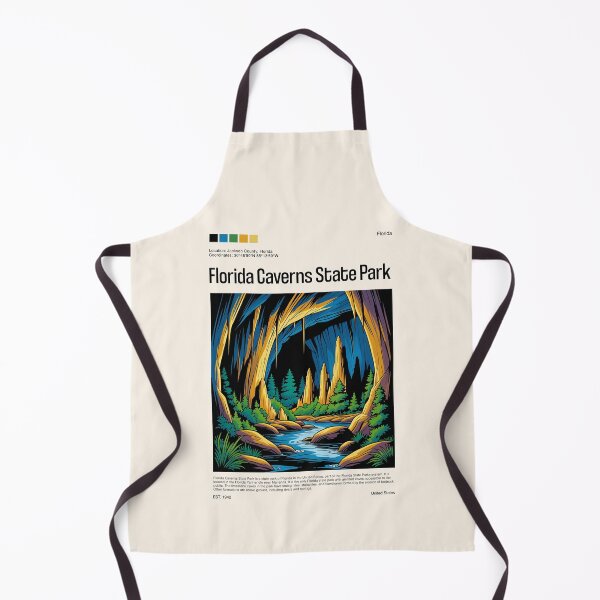 Item preview, Florida Caverns State Park Poster (Florida), USA designed and sold by PinkandP.