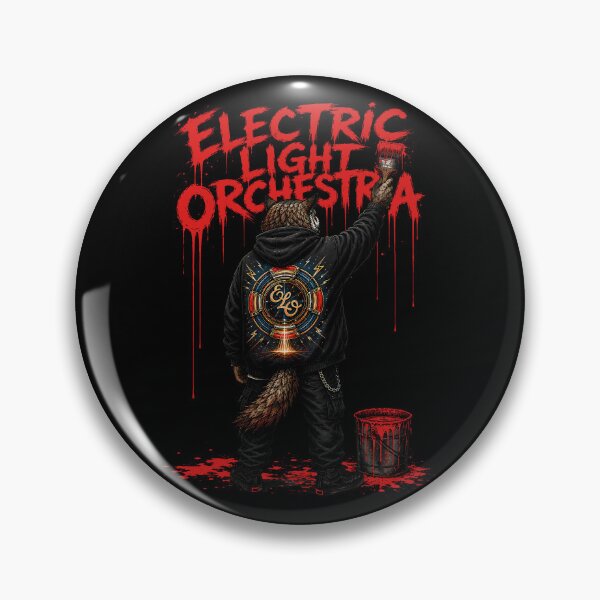 Item preview, ELO Symphony Street Art Raccoon Painter Electric Light Orchestra designed and sold by ZHISUART.