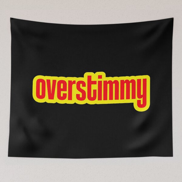 Item preview, Overstimmy, Overstimulated Yellow Outline Typography designed and sold by Memes N Lore .