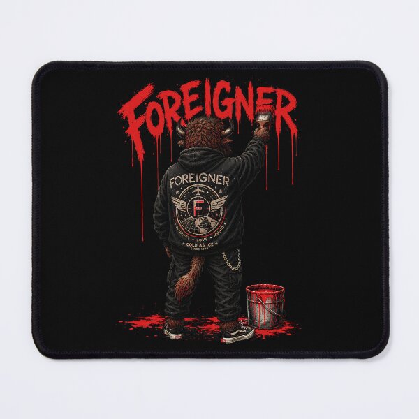 Item preview, Cold as Ice Bison Graffiti Artist Foreigner Rock Band designed and sold by ZHISUART.