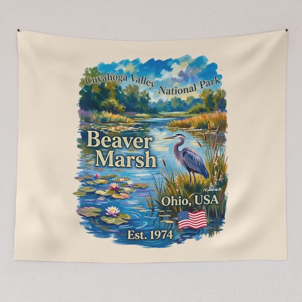 Item preview, Cuyahoga Valley Beaver Marsh designed and sold by EvergreenPark - Tee Studio.