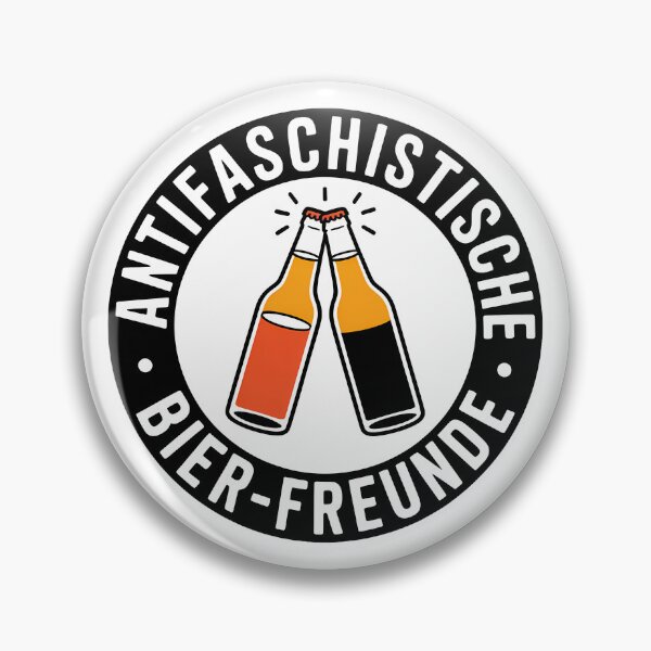 Item preview, Antifaschitische Bier Freunde - Linke Antifaschismus Merch designed and sold by LoFizzy.