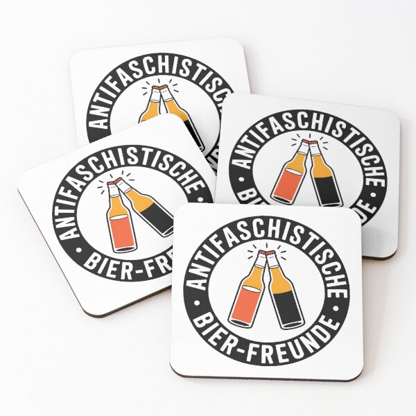 Item preview, Antifaschitische Bier Freunde - Linke Antifaschismus Merch designed and sold by LoFizzy.