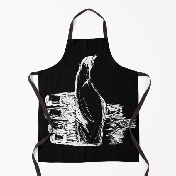 Item preview, High-Contrast Ink Thumbs Up Scar-E-Moji - Heavy Blackwork Horror Art designed and sold by Grimmlar.