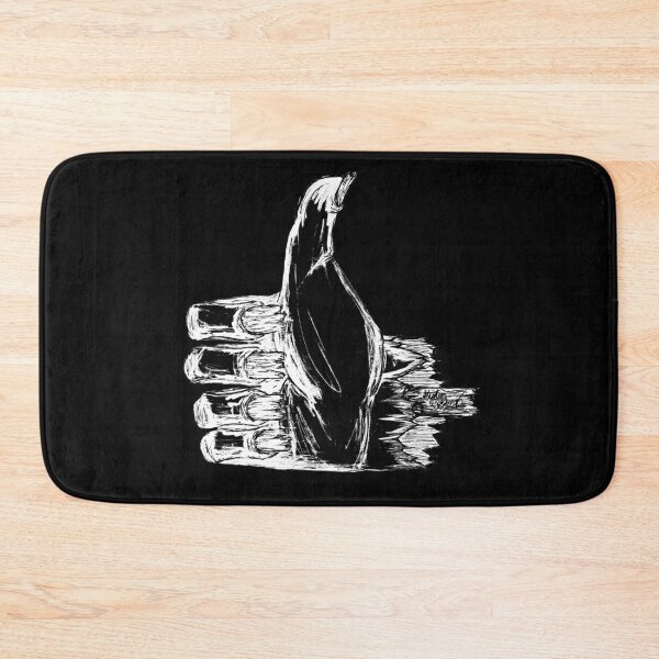 Item preview, High-Contrast Ink Thumbs Up Scar-E-Moji - Heavy Blackwork Horror Art designed and sold by Grimmlar.