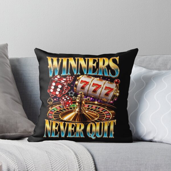 Item preview, Winner Never Quit Gambling designed and sold by OceanBandwear.