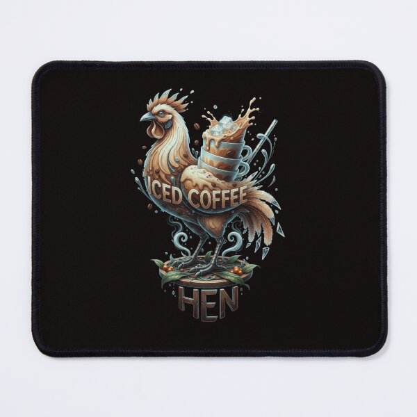 Item preview, Iced Coffee Hen designed and sold by SkrabinhoArt.