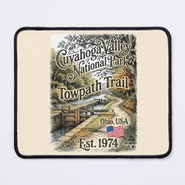 Item preview, Cuyahoga Valley Towpath Trail designed and sold by EvergreenPark - Tee Studio.