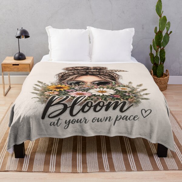 Item preview, Bloom At Your Own Pace Floral Girl designed and sold by FABIOLA1970.