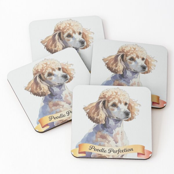 Item preview, Poodle Watercolor Portrait Art designed and sold by JebliDesign.