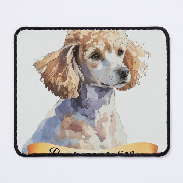 Item preview, Poodle Watercolor Portrait Art designed and sold by JebliDesign.