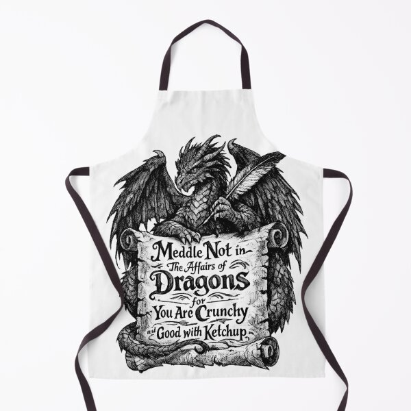 Item preview, Meddle Not in the Affairs of Dragons Funny Fantasy Saying designed and sold by elkotbey.