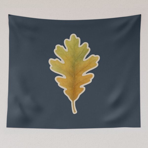Item preview, Watercolor Botanical Leaves Nature Inspired Collection: White Oak designed and sold by PinUpPizzazz.