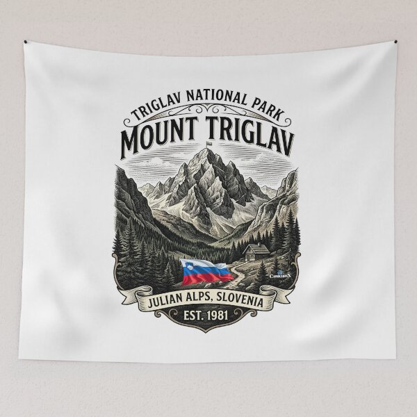Item preview, Vintage Mount Triglav National Park designed and sold by EvergreenPark - Tee Studio.