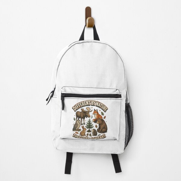 Item preview, Different by Nature Together at Heart – Woodland Animals designed and sold by NinaCreator.