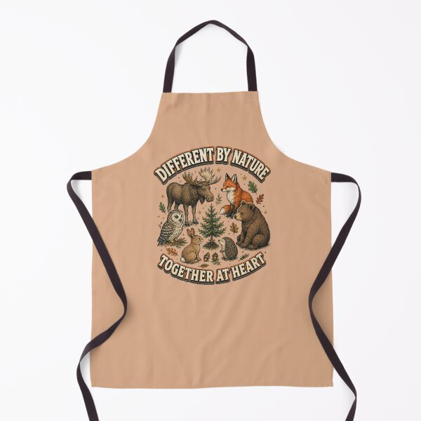 Item preview, Different by Nature Together at Heart – Woodland Animals designed and sold by NinaCreator.