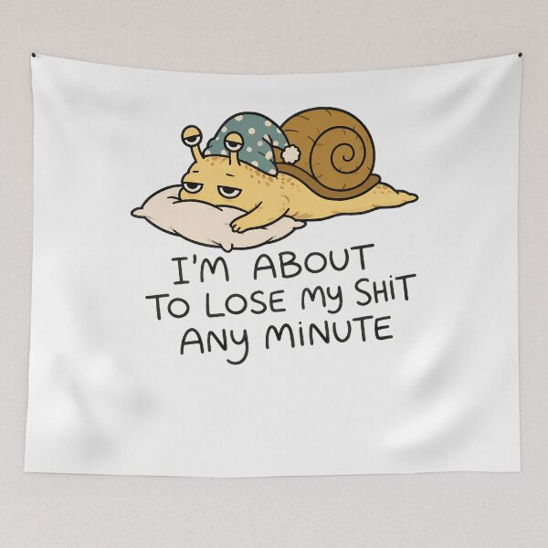 Item preview, Grumpy Turtle I'm About To Lose My Shit Any Minute Funny designed and sold by TypeRiotStudio.