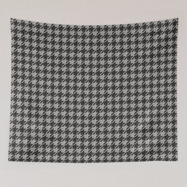 Item preview, Black and White Houndstooth Hand Knit designed and sold by Victoria Rose.