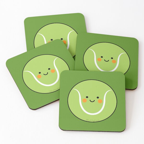 Item preview, Cute kawaii tennis ball designed and sold by fluffyfamcraft.