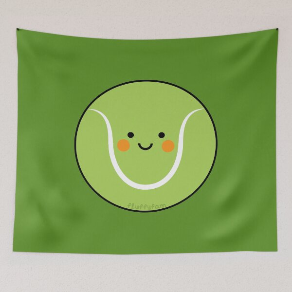 Item preview, Cute kawaii tennis ball sports aesthetic designed and sold by fluffyfamcraft.