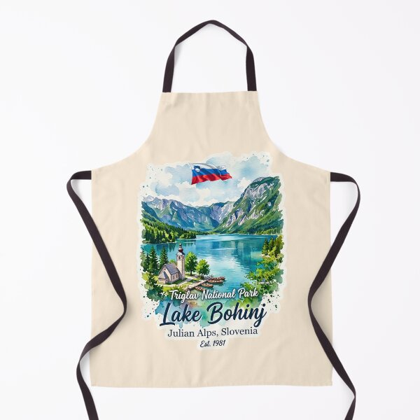 Item preview, Lake Bohinj Slovenia Watercolor designed and sold by EvergreenPark - Tee Studio.
