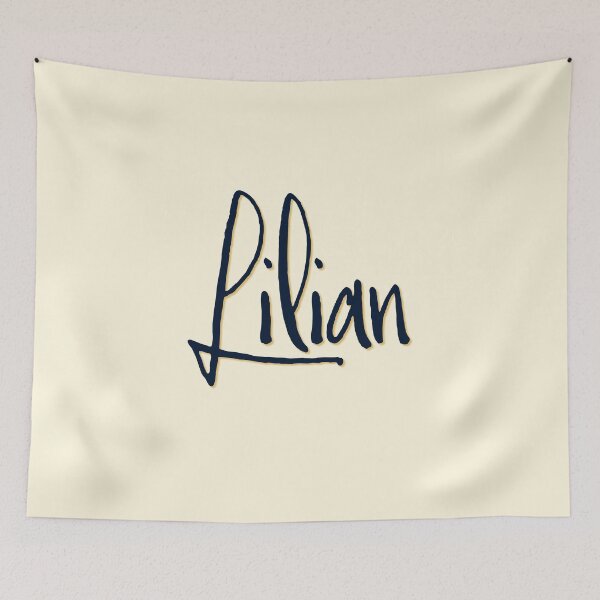 Item preview, LILIAN personalized type design designed and sold by CharlottePlaceArt.