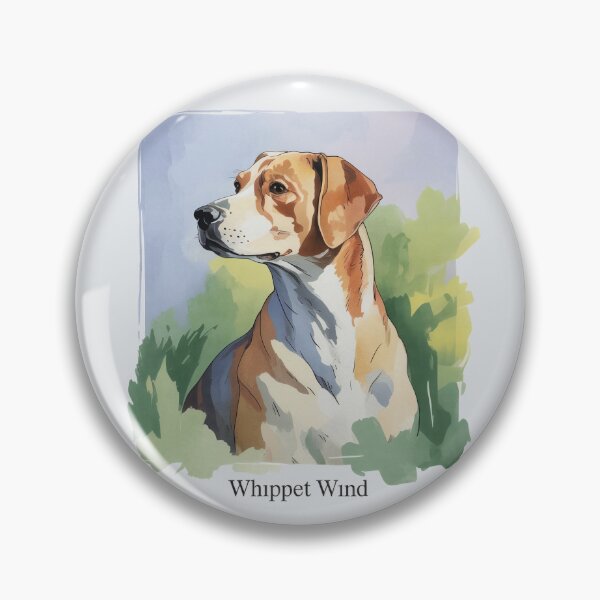 Item preview, Whippet Watercolor Portrait Art designed and sold by JebliDesign.