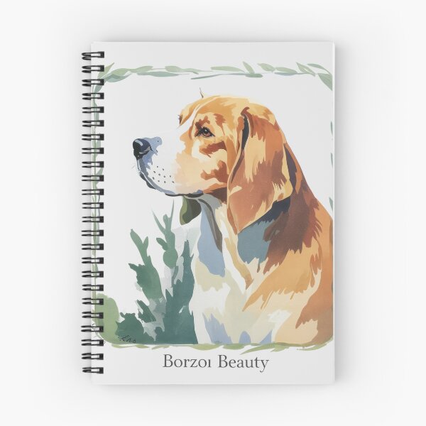 Item preview, Borzoi Watercolor Portrait Art designed and sold by JebliDesign.