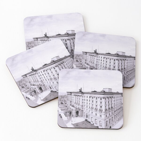 Item preview, 1920s San Francisco Grand Hotel Vintage Beaux-Arts Architecture Photo designed and sold by SiliconValleyUS.
