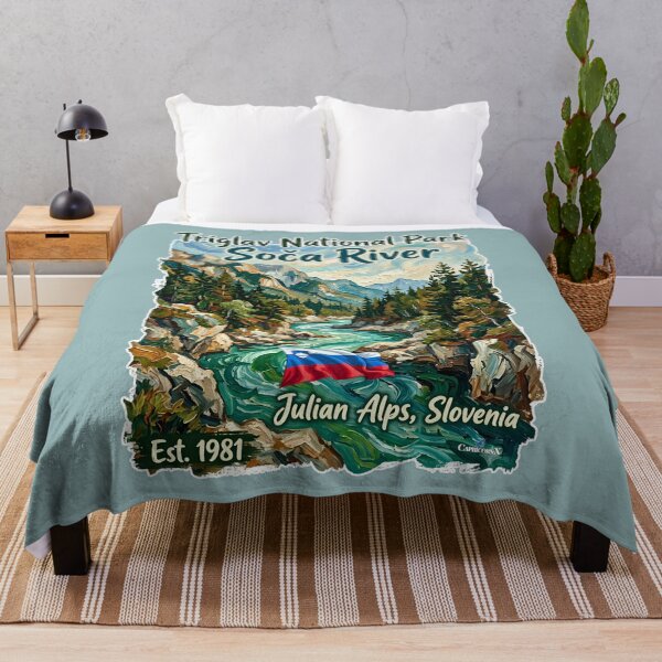 Item preview, Soca River Impressionist Art designed and sold by EvergreenPark - Tee Studio.