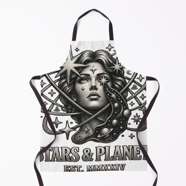 Item preview, Celestial Goddess Stars and Planets Vintage Illustration (6 words) designed and sold by FABIOLA1970.